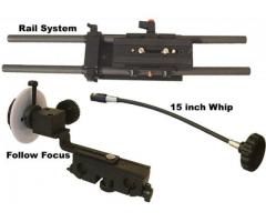 FOLLOW FOCUS (HUGO Gear) With  Rail System